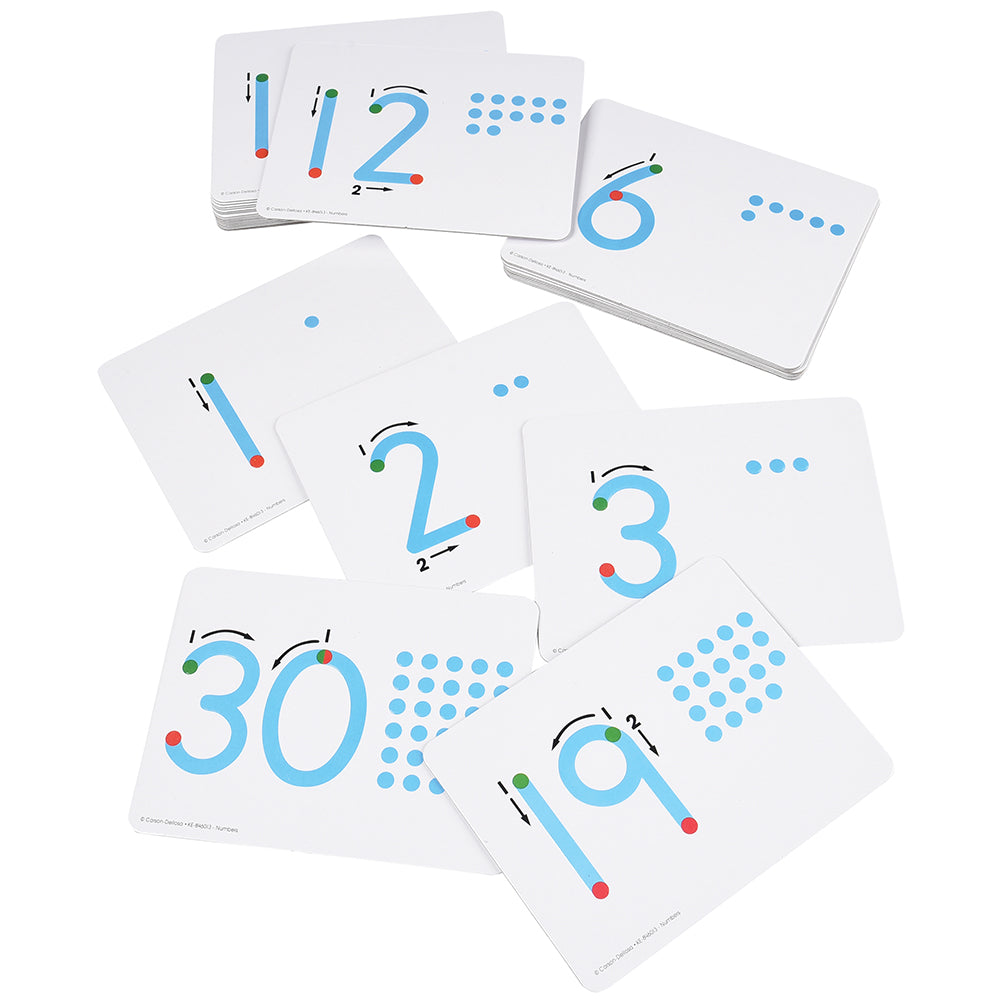 Touch & Trace Numbers Cards
