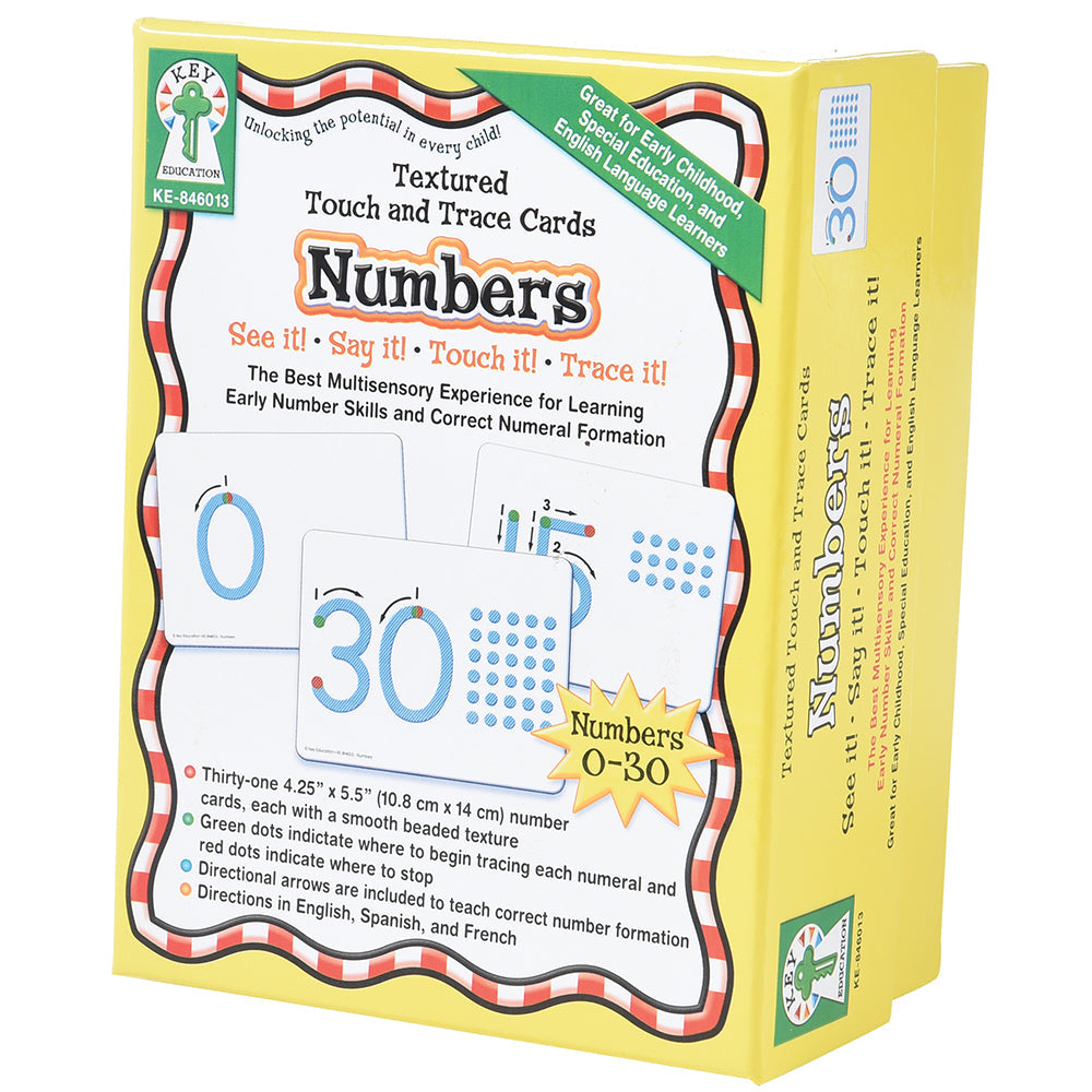 Touch & Trace Numbers Cards
