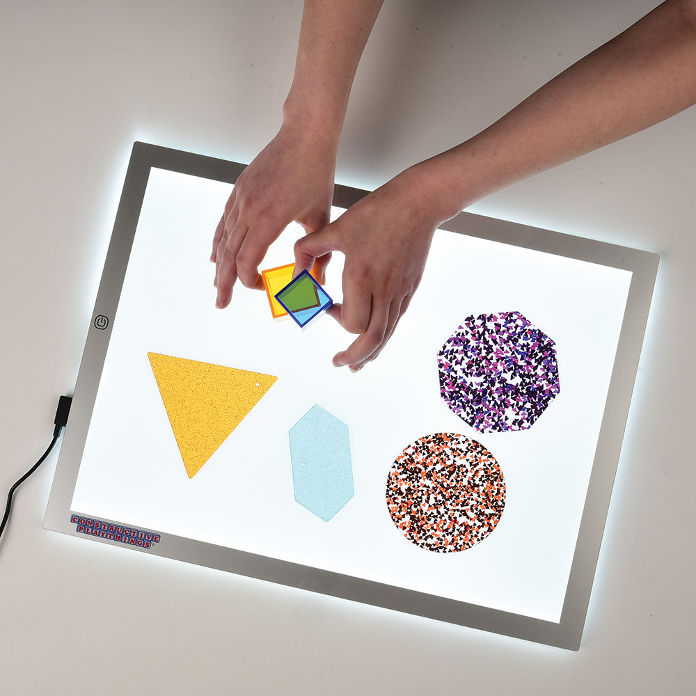 Discover color mixing with this ultra bright light panel