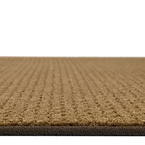 Carpet for Kids® Soft-Touch Texture Blocks Solid 6" x 9' Rug, Caramel - Rectangle