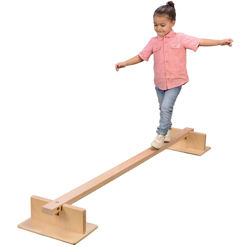 Two-Way Wood Balance Beam for Preschoolers | Constructive Playthings
