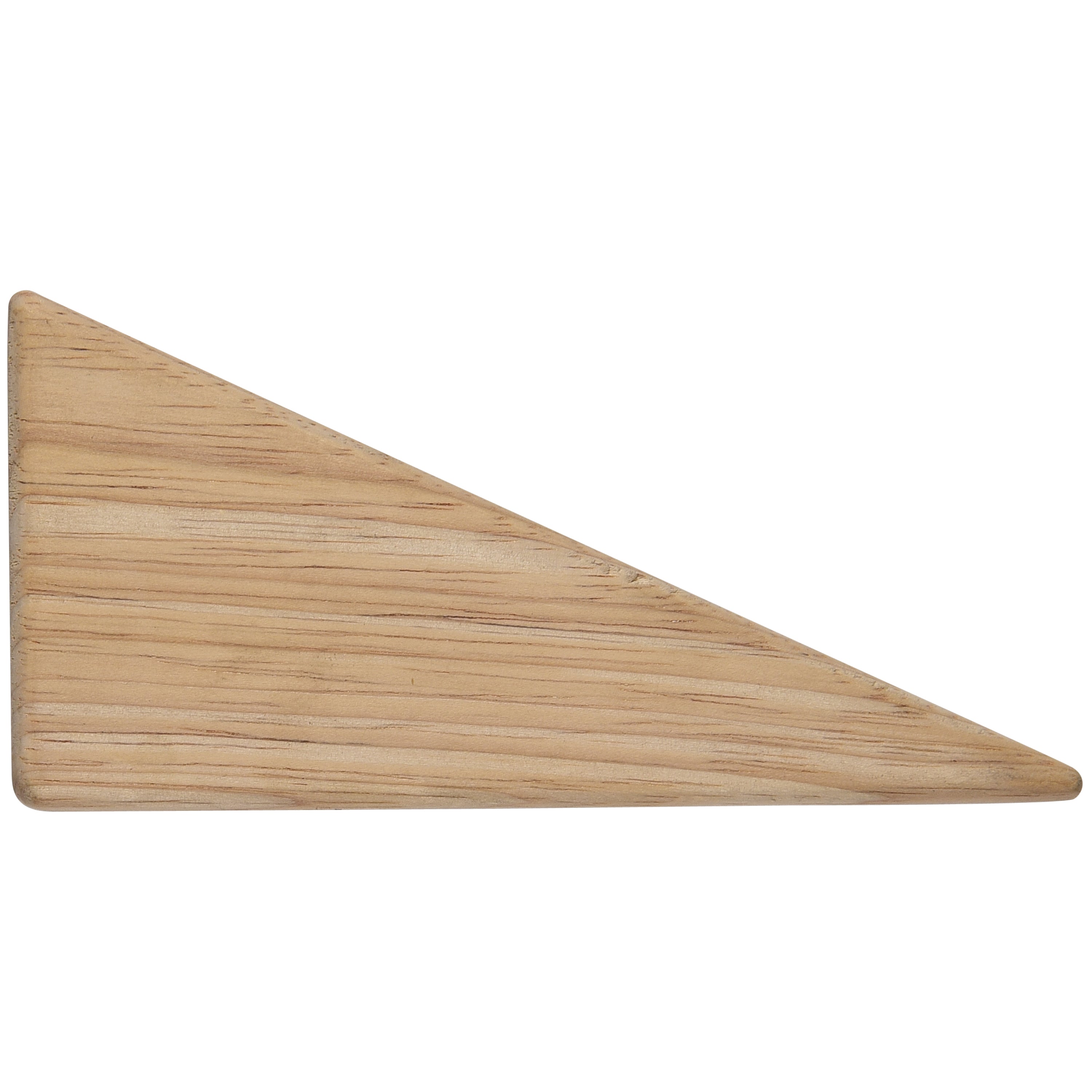 Wood Unit Blocks: Large Triangle Block (Right Angle Triangle)