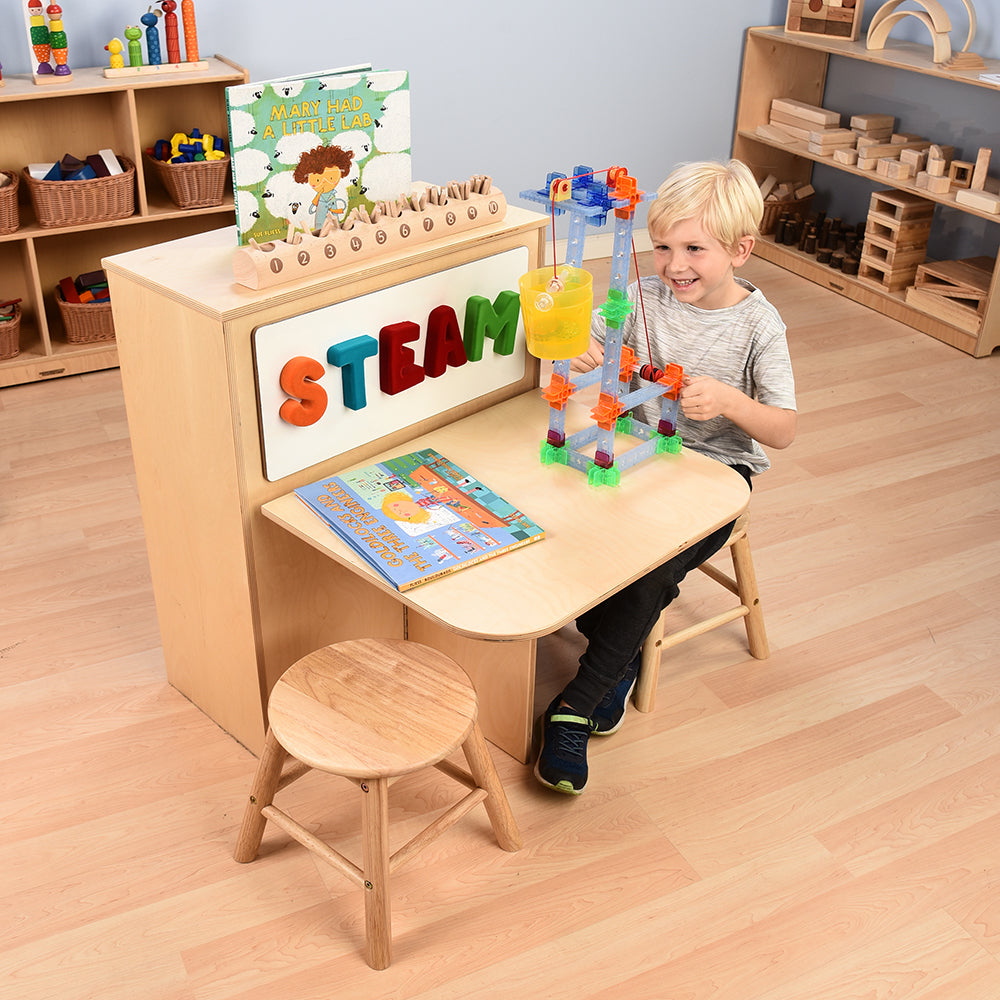 Learning Center with 2 Classroom Stools