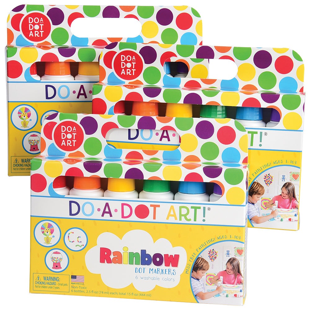 Classroom Rainbow Marker Set | Do-A-Dot Paint Markers