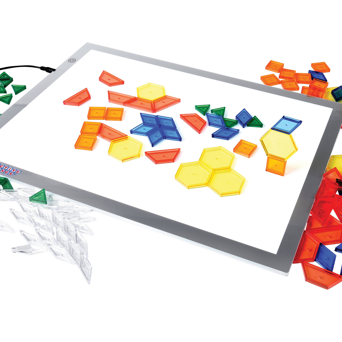 Constructive Pattern Blocks Exploratory Pattern Blocks for Light Tables: Ideal for Early Educators