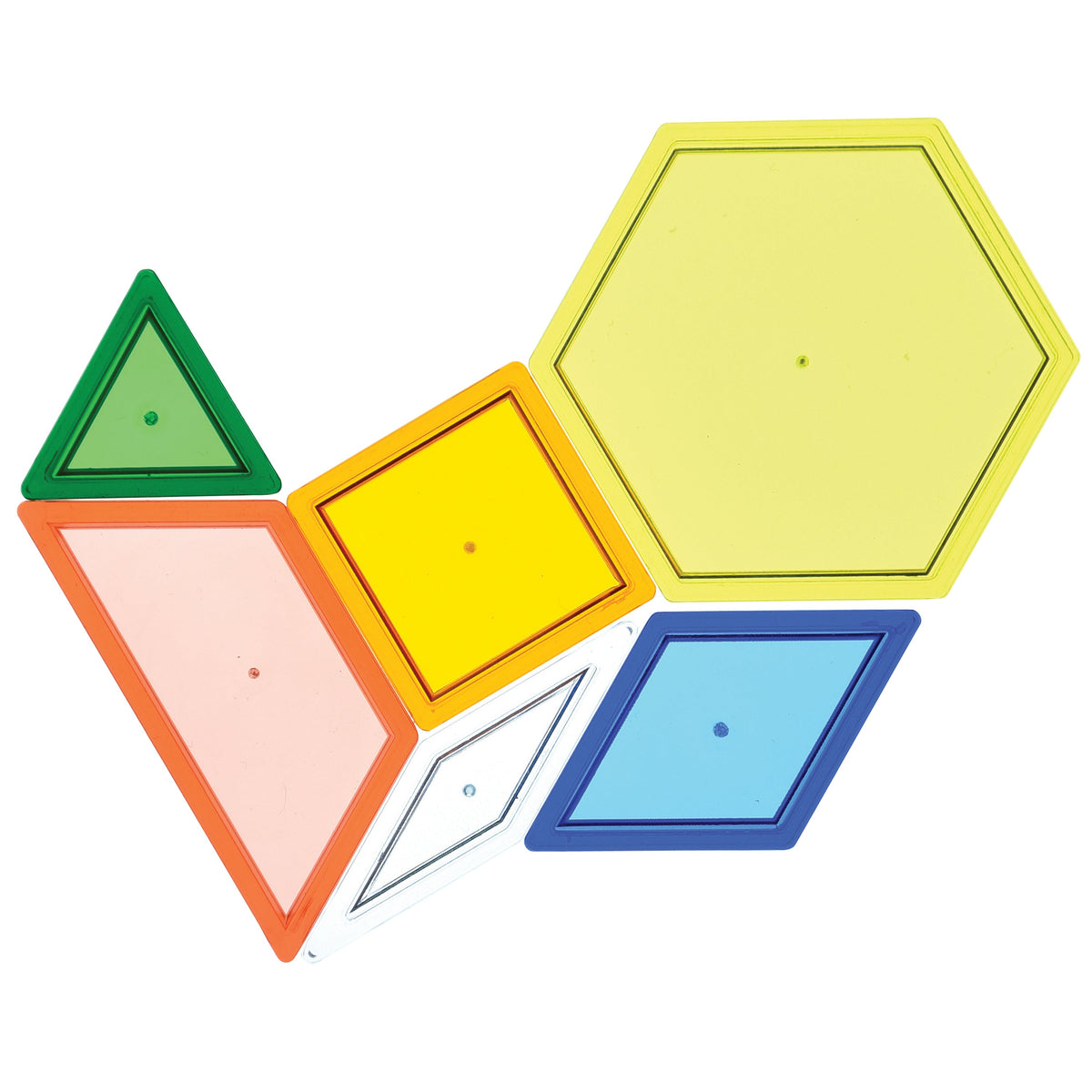 Pattern Blocks Light Box Exploratory Pattern Blocks for Light Tables: Ideal for Early Educators