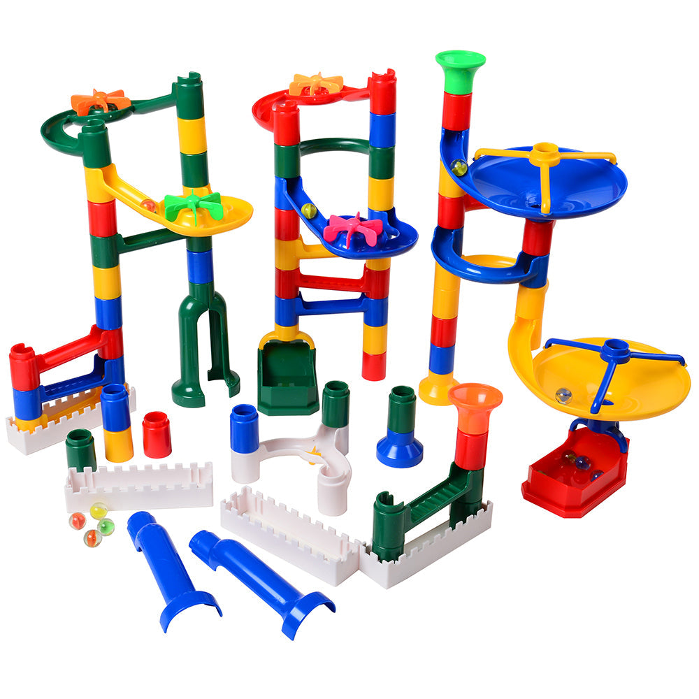 Build and Play Marble Run & Accessory Set