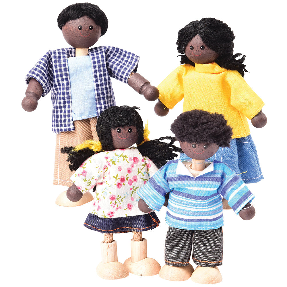 Black cheap wooden dolls