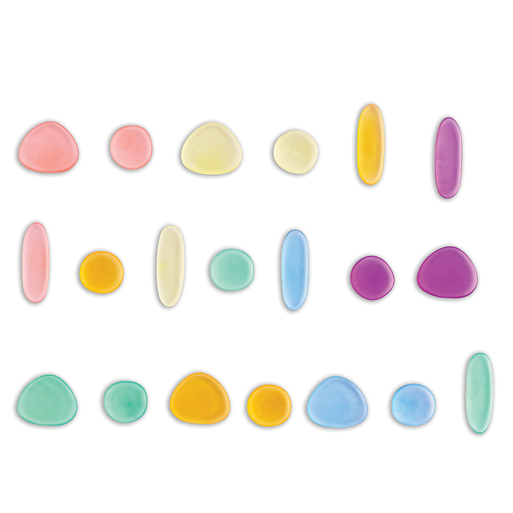 Translucent Rainbow Pebbles