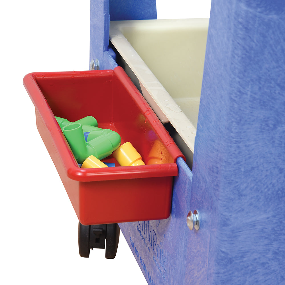 Attached tray for extra storage