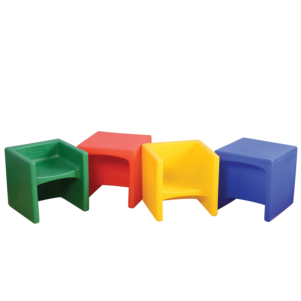 Cube Chair Set Lightweight & Durable 3-in-1 Colorful Cube Chairs Set