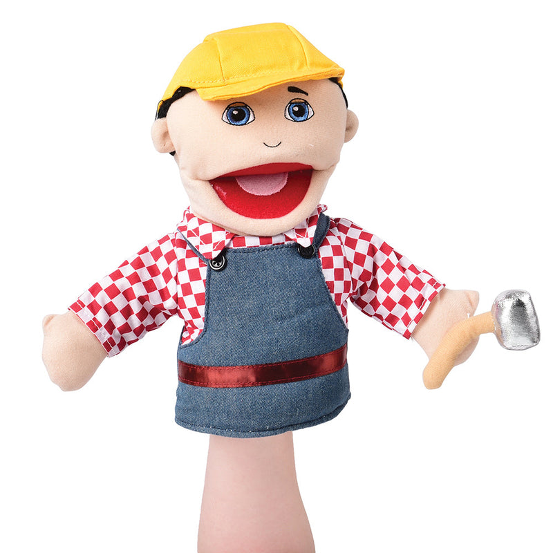 Multi-Ethnic Career Puppet - Construction Worker