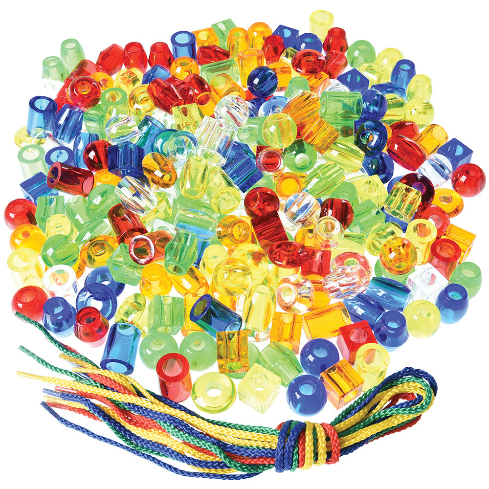 Giant Transparent String Beads