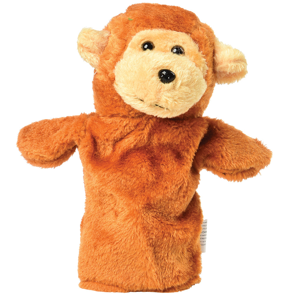 Wild Animal Plush Puppet - Monkey Puppet