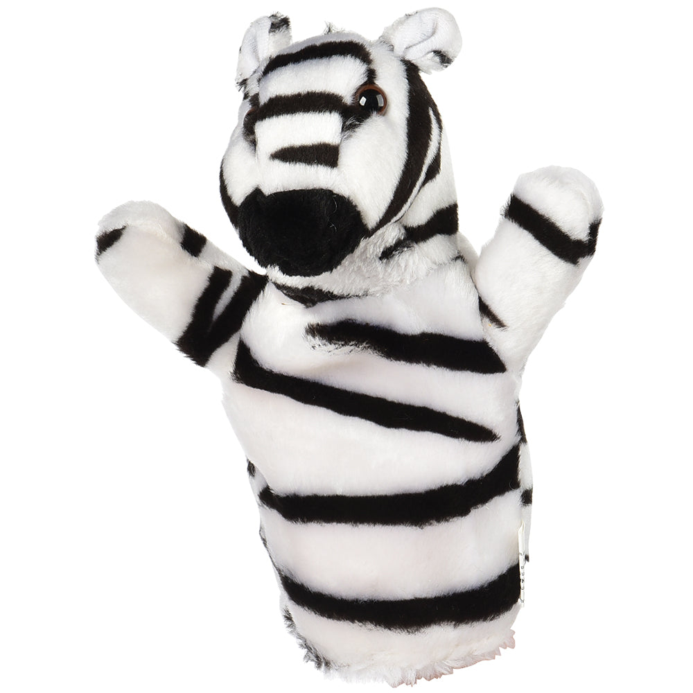 Wild Animal Plush Puppet - Zebra Puppet