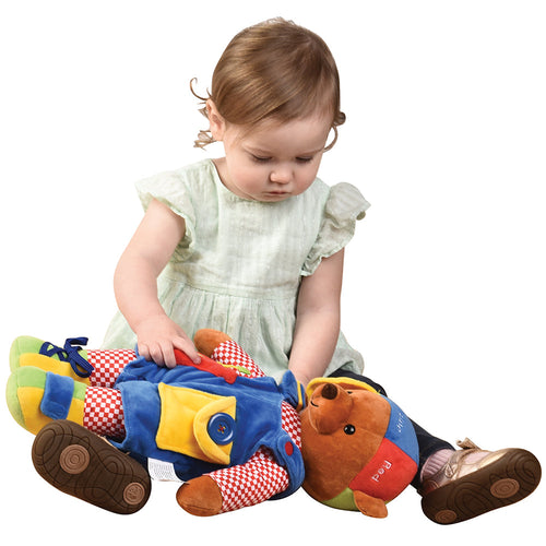 Teddy Playing Learn and Play Teddy Bear | Constructive Playthings