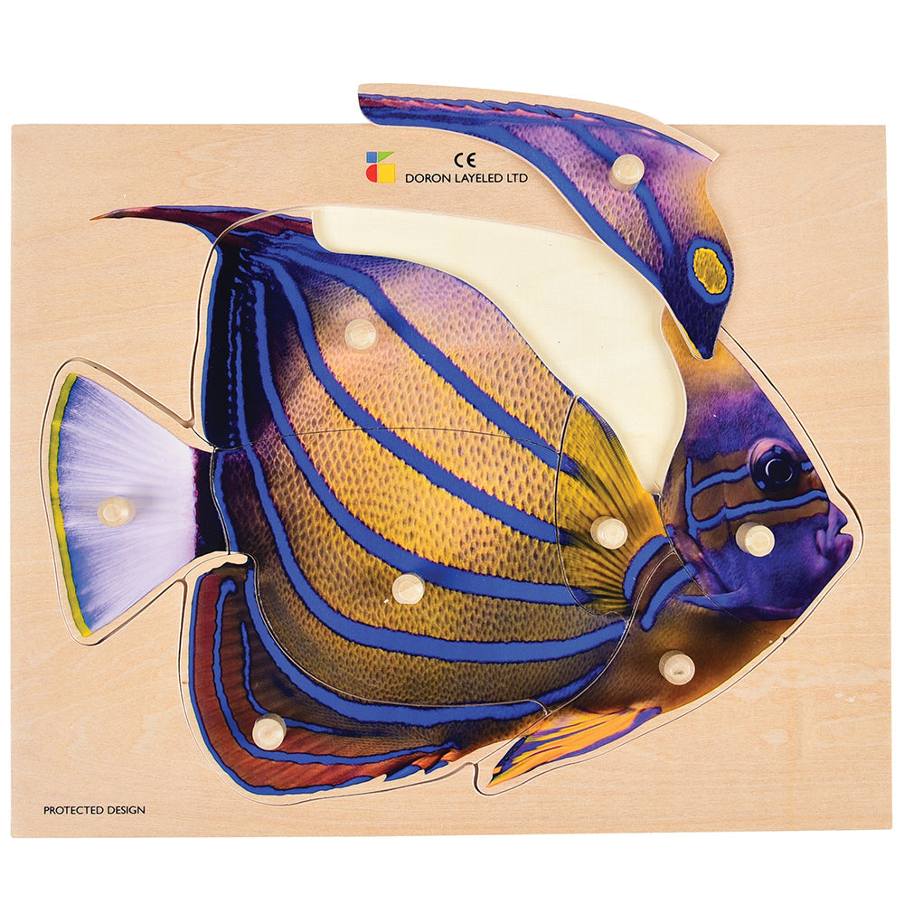 Tropical Fish Large Knobbed Puzzle