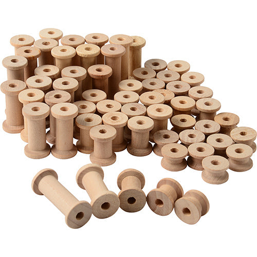 Wooden Craft Spools and Toys