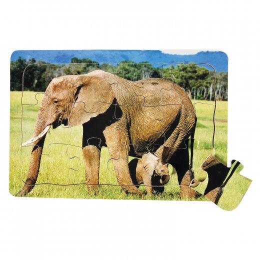 Real Life Mother & Baby Animal Puzzles - Wild Animals