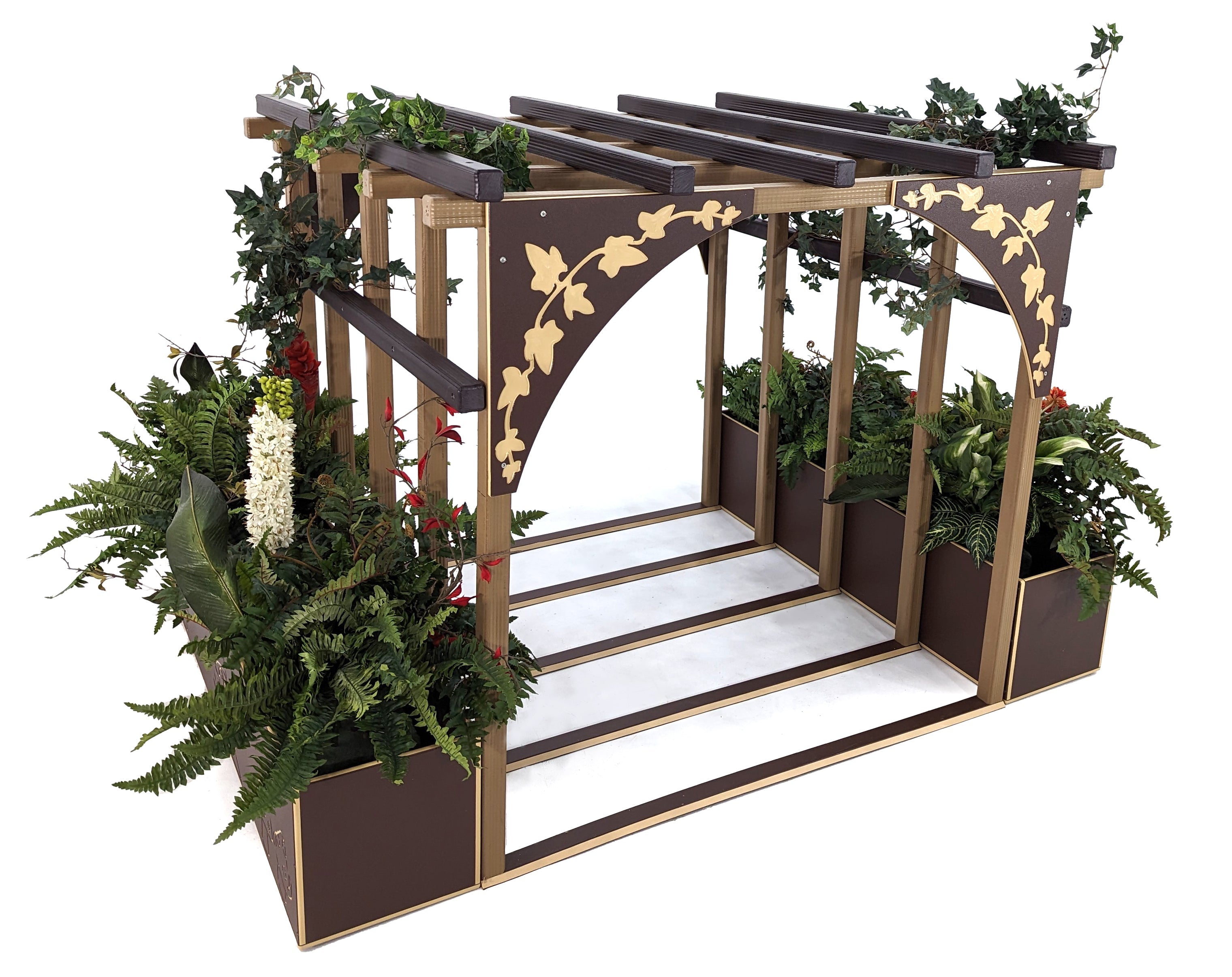 Vine House With 2 Planters