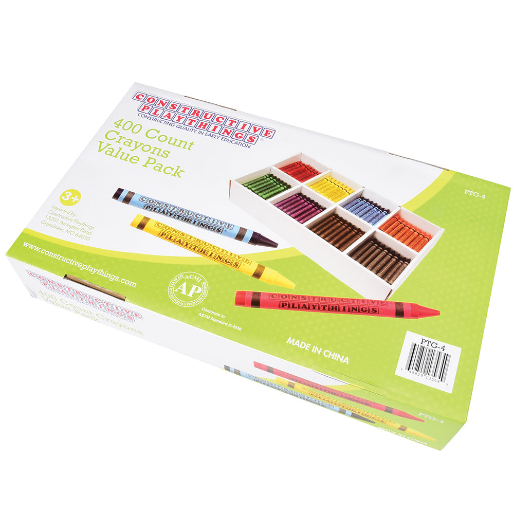 Constructive Playthings® Crayon Value Pack-Large-Size