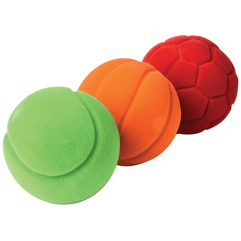 Rubbabu&reg; Small Sports Balls - 3 PC