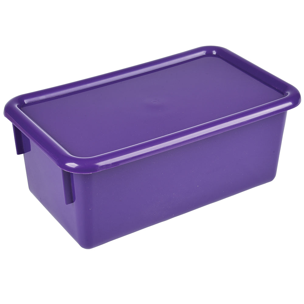 Stowaway Totes with Lids - Purple