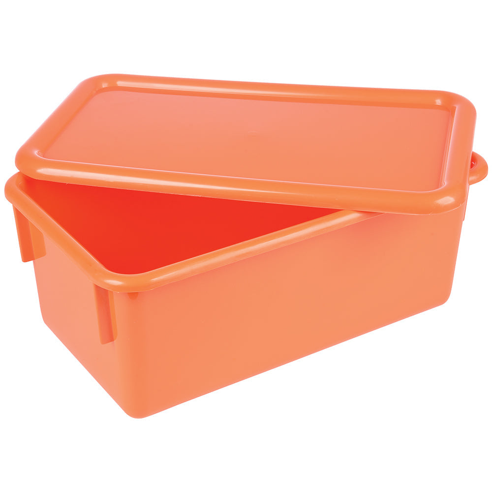 Stowaway Totes with Lids - Orange