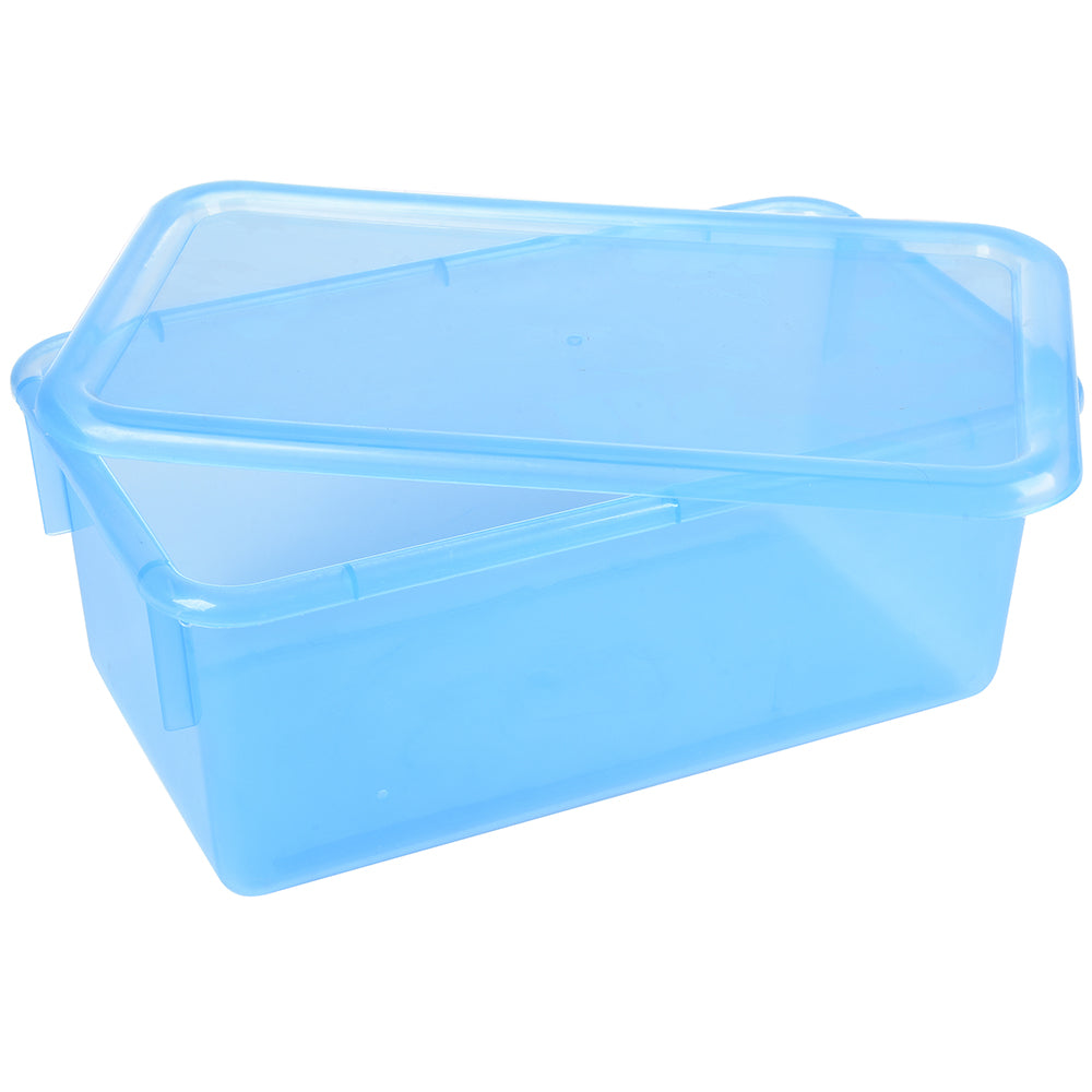 Stowaway Tote/Bin with Lid - Blueberry ROF-12024