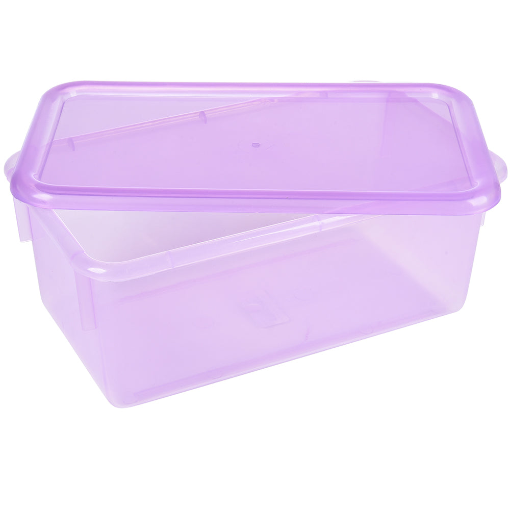Stowaway Totes/Bin with Lids - Grape ROF-12026