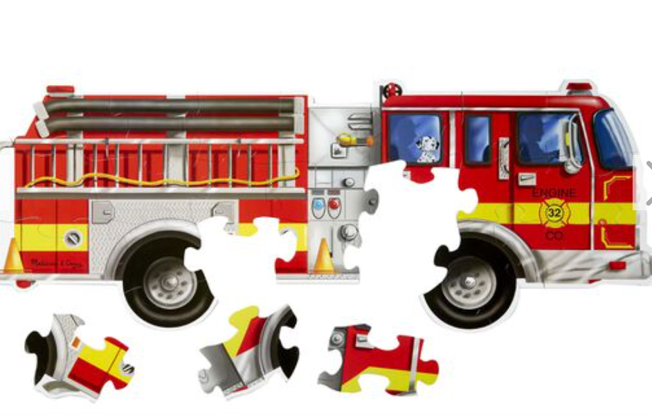 Melissa and Doug® Giant Fire Truck Floor Puzzle