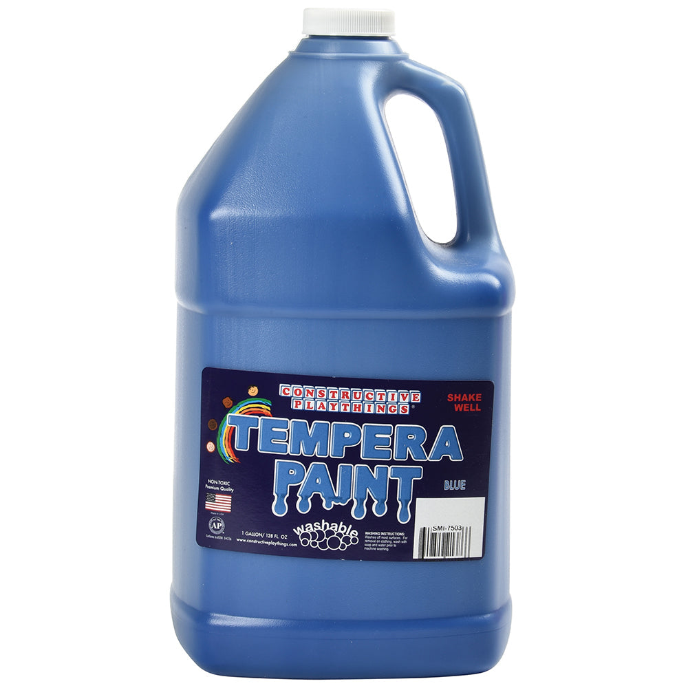 Constructive Playthings® Washable Blue Tempera Paint - Gallon