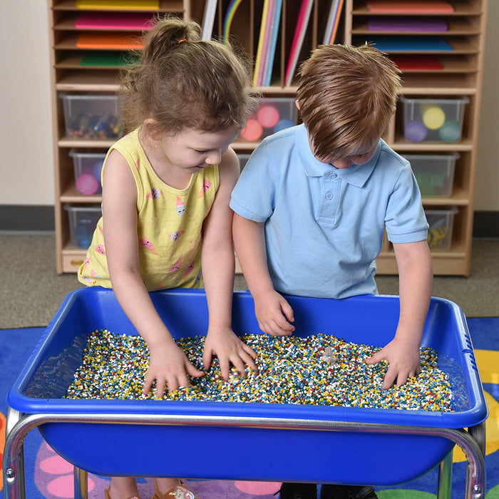 Vibrant Multi-Colored Plasti-Pellets: Sensory Play for Early Learners