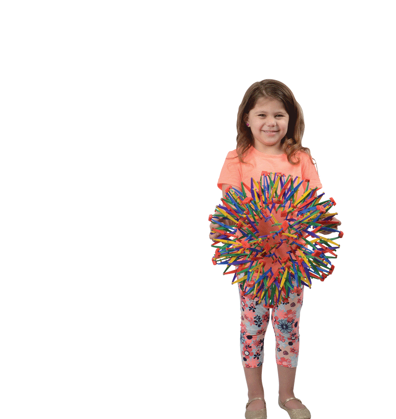 Hoberman Sphere - Rainbow - Best Science & Nature for Ages 4 to 11