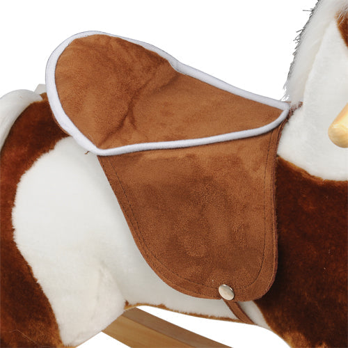 Close-up of Saddle on Rocking Horse