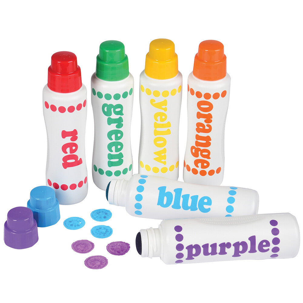 Rainbow Do-A-Dot Markers - 6 Pack