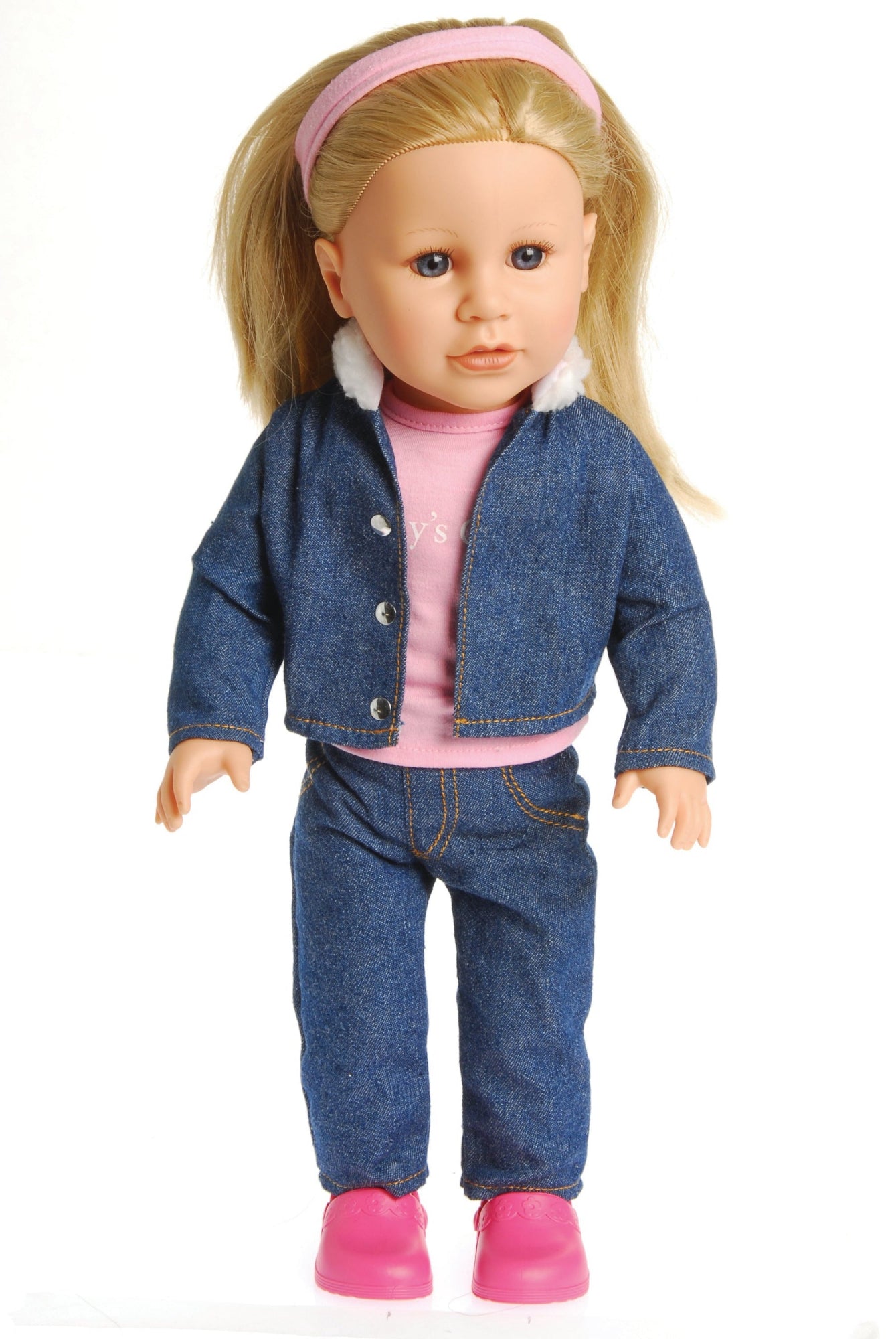 Emma 18-Inch Doll with Outfit & Accessories | Blonde Hair & Blue Eyes