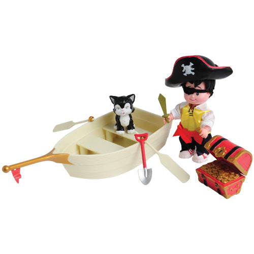Paddywhack Lane® Treasure Hunt Playset | 8-Piece Pirate Pretend Play Set for Kid