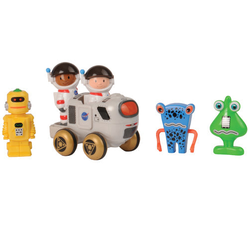 Cp toy space mission rocket ship 7 cheap piece set including astronauts and aliens