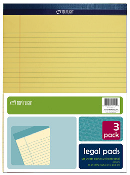 Legal Pad 3 Pack TF-094