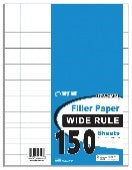 Filler Paper – Wide Rule - 150 Sheets