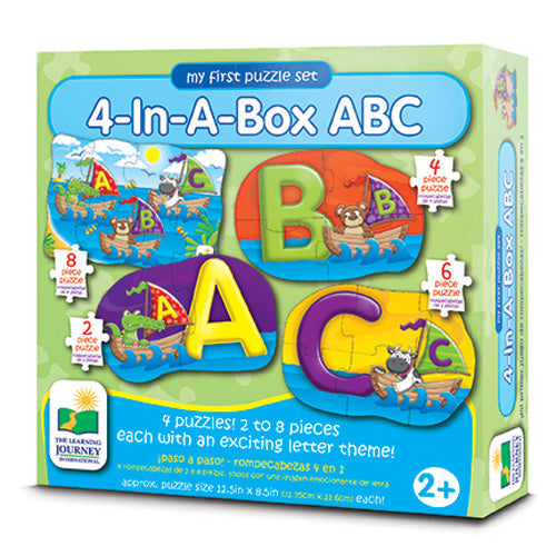 My First Puzzle Set - ABC 4-In-A-Box Puzzles