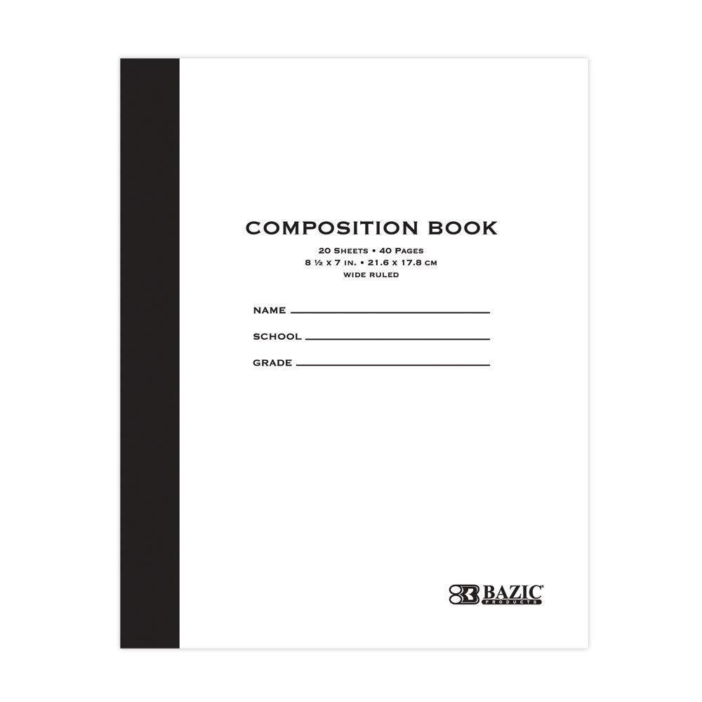Manilla Cover Composition Book