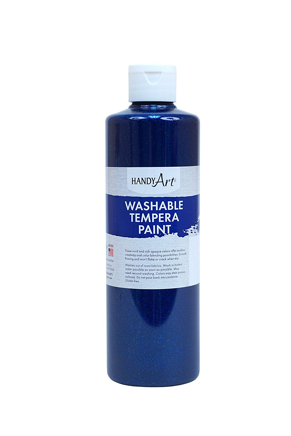 Washable Tempera Paint - Glitter Blue