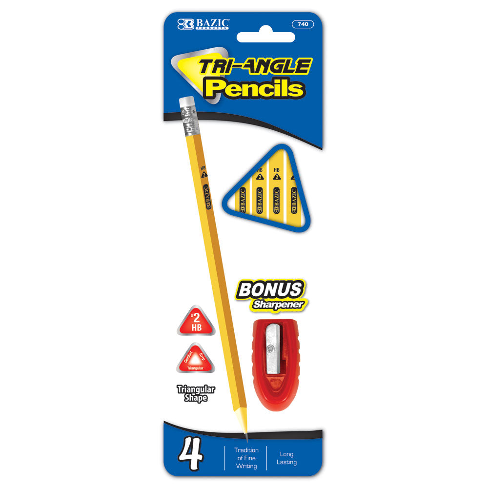 Triangle #2 Pencil with Sharpener BCZ-740