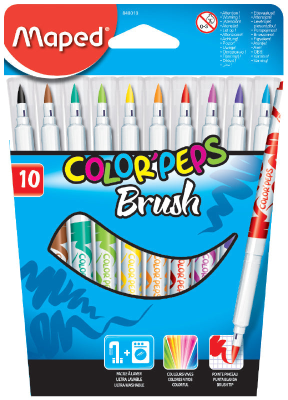 Color Peps Brush Tip Markers