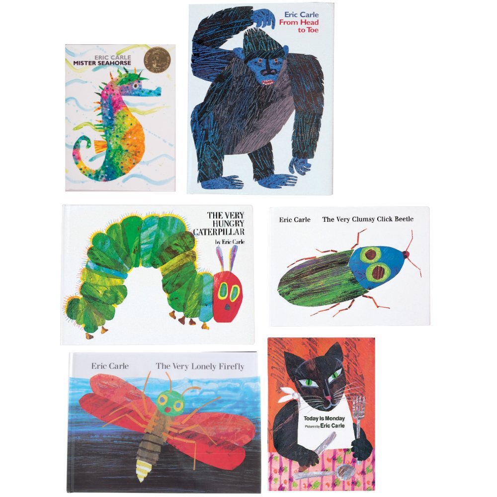 Eric Carle Collection Set #1 of 6 Hardcover Books