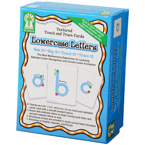 Textured Alphabet Touch & Trace Letters - Lowercase