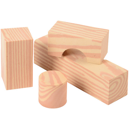 Wood-Look Foam Blocks
