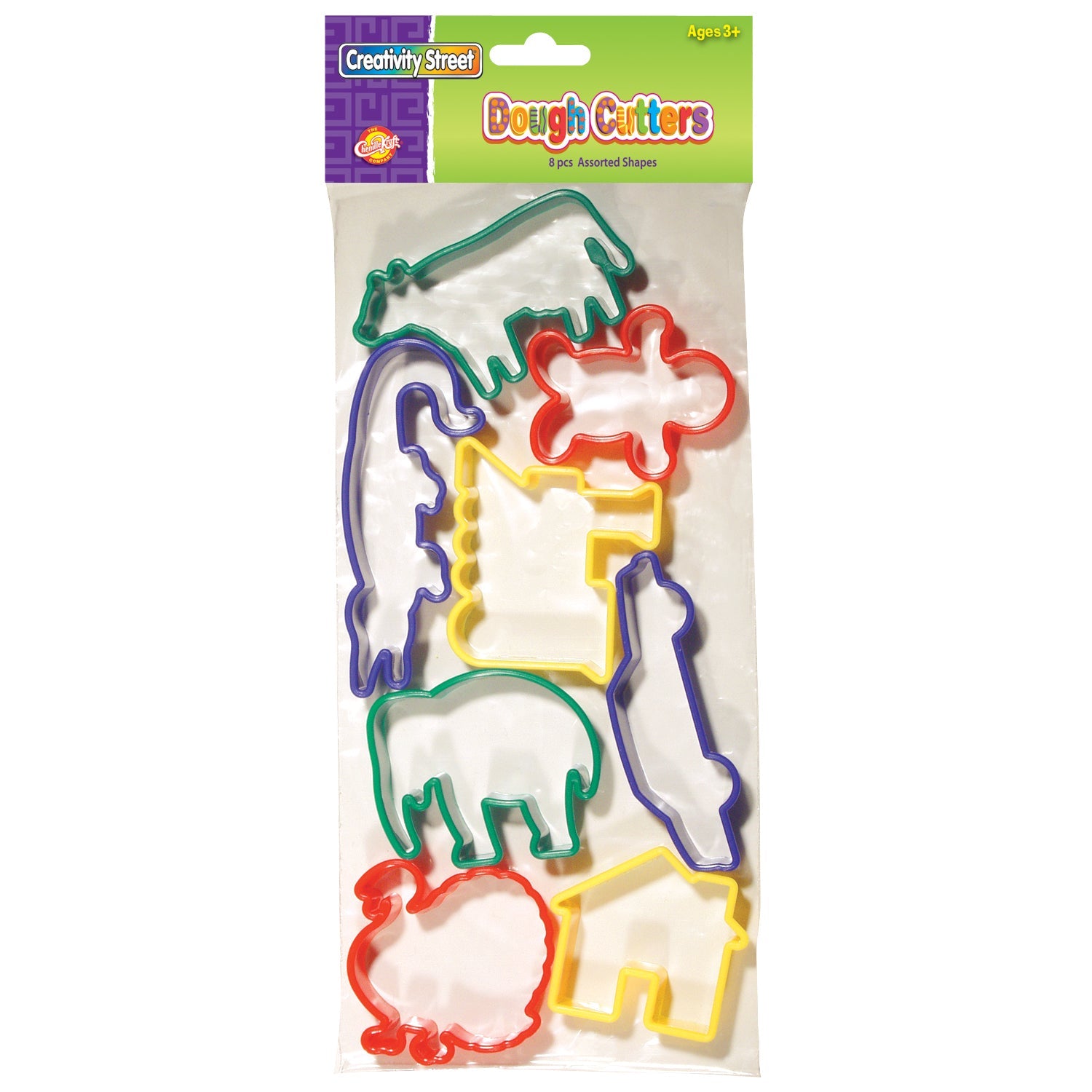 Dough Cutters - 8 Assorted Shapes with Animals